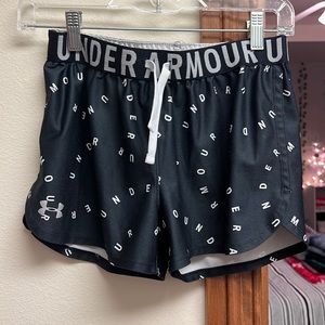 Under Armour Youth Black Athletic Shorts